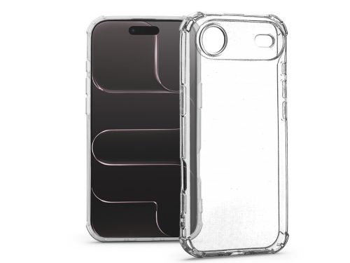 Haffner Anti Shock kamervédős szilikon tok - Apple iPhone Air - átlátszó
