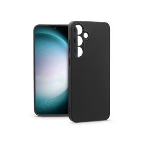   Haffner Matt szilikon tok - Samsung SM-S921 Galaxy S24 - fekete