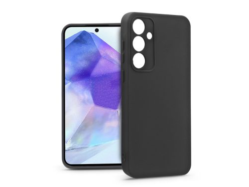 Haffner Soft szilikon tok - Samsung A556 Galaxy A55 - fekete