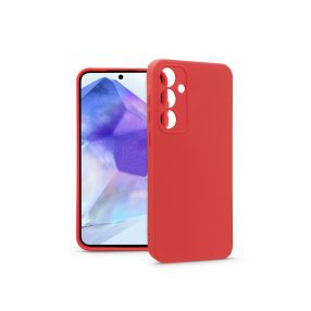 Haffner Soft szilikon tok - Samsung A556 Galaxy A55 - piros