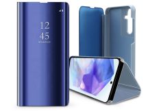   Smart Clear View oldalra nyíló flipes tok - Samsung SM-A556 Galaxy A55 - kék