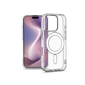   Haffner Anti Shock MagSafe szilikon tok - Apple iPhone 16 Pro - átlátszó