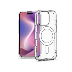   Haffner Anti Shock MagSafe szilikon tok - Apple iPhone 16 Pro Max - átlátszó