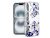 Haffner IMD Floral szilikon tok - Apple iPhone 16 Plus - átlátszó