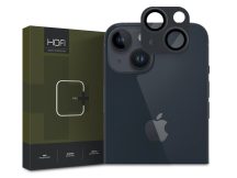   HOFI FullCam Pro+ hátsó kameralencse védő edzett üveg + alu kameravédő borító - Apple iPhone 15/15 Plus - fekete