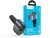 HOCO Z56 35W PD QC3.0 USB-C+ USB-A autós töltő adapter+ autós aljzattal - fekete