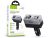 HOCO Z65A 165W/24V PD QC3.0 2xUSB-C+USB-A autós töltő adapter+ autós aljzattal - fekete/ezüst