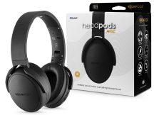   Boompods Wireless Bluetooth sztereó fejhallgató beépített mikrofonnal - Boompods Headpods ANC Wireless Headphones - fekete