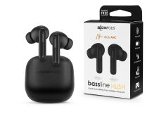   Boompods TWS Bluetooth sztereó headset v5.0 + töltőtok - Boompods Bassline Hush TWS with Charging Case - fekete