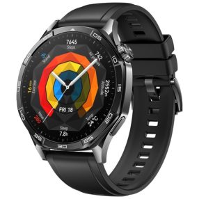 Huawei Watch GT 5 46mm Black Black Fluoroelastomer Strap