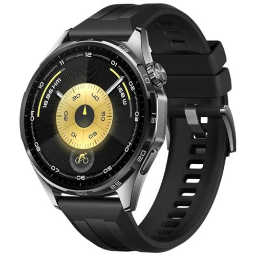 Huawei Watch GT 6 46mm Black Black Fluoroelastomer Strap