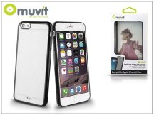   Apple iPhone 6 Plus/6S Plus hátlap - Muvit Bimat - fekete/átlátszó