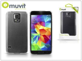 Samsung SM-G900 Galaxy S5 kristály hátlap - Muvit Clear Back - clear