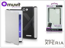   Sony Xperia E3 (D2203) flipes tok - Made for Xperia Muvit Easy Folio - white