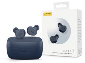Jabra TWS Bluetooth sztereó headset v5.2 + töltőtok - Jabra Elite 2 True        Wireless Earphones with Charging Case - kék