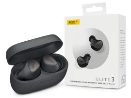 Jabra TWS Bluetooth sztereó headset v5.2 + töltőtok - Jabra Elite 3 True        Wireless Earphones with Charging Case - dark grey