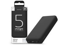   Univerzális hordozható, asztali akkumulátor töltő - Juice ECO 5 Power Bank -    2xUSB + Type-C - 15.000 mAh - fekete