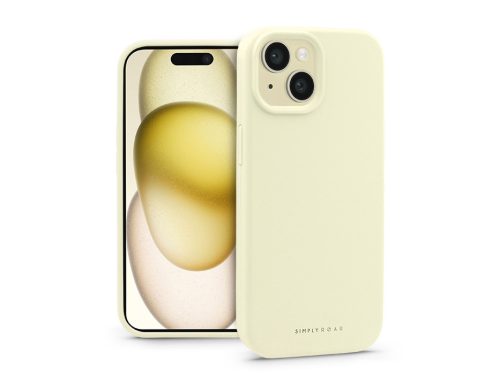 Roar Cloud Skin szilikon tok - Apple iPhone 15 - sárga