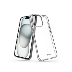   Roar All Day Full 360 szilikon tok - Apple iPhone 15 - átlátszó