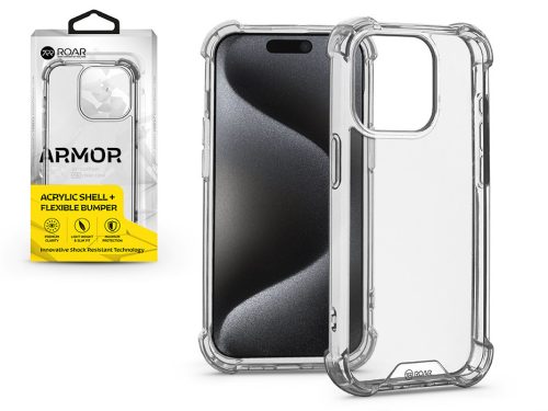 Roar Armor Gel szilikon tok - Apple iPhone 15 Pro - átlátszó