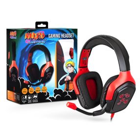   Konix Naruto Akatsuki" univerzális vezetékes gamer headset"