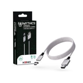   Mythics Xbox Series X/S Type-A to Type-C fehér töltőkábel mágnesfejjel
