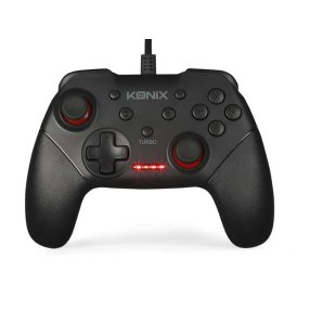 Mythics Nintendo Switch/PC fekete vezetékes kontroller