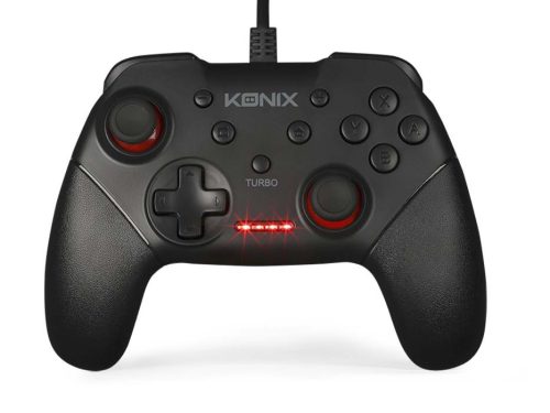 Mythics Nintendo Switch/PC fekete vezetékes kontroller