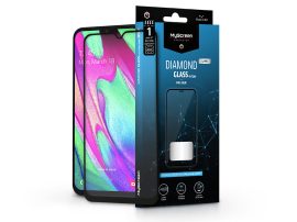 Samsung A405F Galaxy A40 edzett üveg képernyővédő fólia - MyScreen Protector Diamond Glass Lite Edge2.5D Full Glue - black