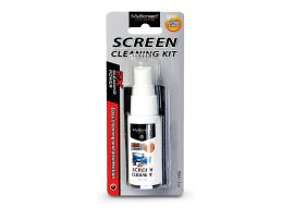 MyScreen Protector képernyőtisztító folyadék + mikroszálas törlőkendő antibaktérium és antivírus hatással - 30 ml űrtartalom