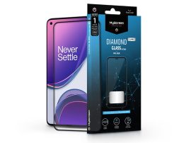 OnePlus 8T edzett üveg képernyővédő fólia - MyScreen Protector Diamond Glass Lite Edge2.5D Full Glue - black