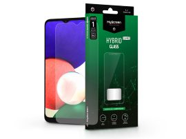 Samsung A226B Galaxy A22 5G rugalmas üveg képernyővédő fólia - MyScreen Protector Hybrid Glass Lite - transparent