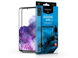 Samsung G985F Galaxy S20+ edzett üveg képernyővédő fólia ívelt kijelzőhöz - MyScreen Protector Diamond Glass Edge3D - black
