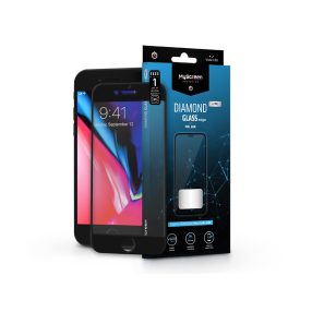   MyScreen Diamond Glass Lite Edge 2.5D Full Glue - Apple iPhone 7/8/SE 2020/2022 üvegfólia - fekete