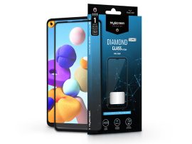 Samsung A217F Galaxy A21s edzett üveg képernyővédő fólia - MyScreen Protector Diamond Glass Lite Edge2.5D Full Glue - black