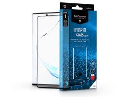 Samsung N970F Galaxy Note 10 rugalmas üveg képernyővédő fólia ívelt kijelzőhöz - MyScreen Protector Hybrid Glass Edge3D - black
