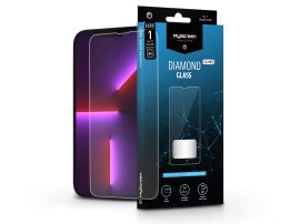 Apple iPhone 13 Pro Max/14 Pro Max/14 Plus edzett üveg képernyővédő fólia -     MyScreen Protector Diamond Glass Lite Full Glue - transparent