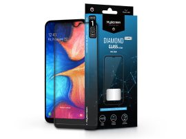 Samsung A202F Galaxy A20e edzett üveg képernyővédő fólia - MyScreen Protector Diamond Glass Lite Edge2.5D Full Glue - black