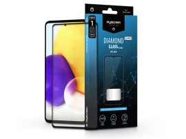 Samsung A725F Galaxy A72/A726B Galaxy A72 5G edzett üveg képernyővédő fólia -   MyScreen Protector Diamond Glass Lite Edge2.5D Full Glue - fekete