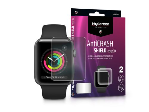 MyScreen AntiCrash Shield Edge3D - Apple Watch Series 3 (42mm) ütésálló fólia - 2 db/cs