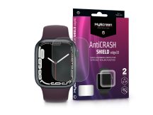   Apple Watch Series 7 (45 mm) ütésálló képernyővédő fólia - MyScreen Protector AntiCrash Shield Edge3D - 2 db/csomag - transparent