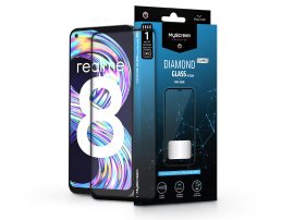 Realme 8/8 Pro edzett üveg képernyővédő fólia - MyScreen Protector Diamond Glass Lite Edge2.5D Full Glue - black