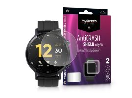 Realme Watch S Pro ütésálló képernyővédő fólia - MyScreen Protector AntiCrash   Shield Edge3D - 2 db/csomag - transparent