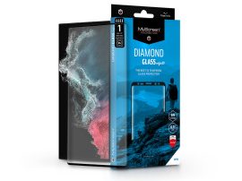 Samsung S908B Galaxy S22 Ultra 5G edzett üveg képernyővédő fólia ívelt          kijelzőhöz - MyScreen Protector Diamond Glass Edge3D - black