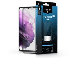 Samsung G996F Galaxy S21+ edzett üveg képernyővédő fólia - MyScreen Protector Diamond Glass Lite Edge2.5D - black