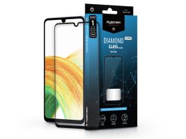 Samsung A336B Galaxy A33 5G edzett üveg képernyővédő fólia - MyScreen Protector Diamond Glass Lite Edge2.5D Full Glue - black