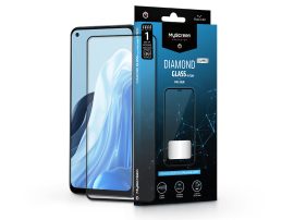 Oppo Reno7 5G edzett üveg képernyővédő fólia - MyScreen Protector Diamond Glass Lite Edge2.5D Full Glue - black
