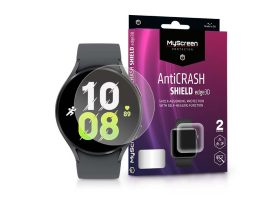 Samsung Galaxy Watch 5 (44 mm) ütésálló képernyővédő fólia - MyScreen Protector AntiCrash Shield Edge3D - 2 db/csomag - átlátszó