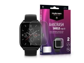 Xiaomi Amazfit GTS 4 ütésálló képernyővédő fólia - MyScreen Protector AntiCrash Shield Edge3D - 2 db/csomag - transparent