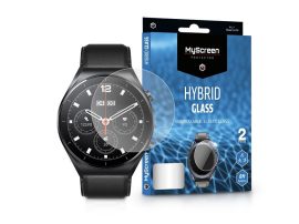 Xiaomi Watch S1 rugalmas üveg képernyővédő fólia - MyScreen Protector Hybrid    Glass - 2 db/csomag - transparent